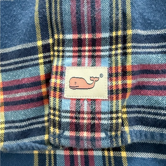 Vineyard Vines Murray Shirt Plaid Long Sleeve Button Up Flannel Men S Multicolor - Picture 7 of 7